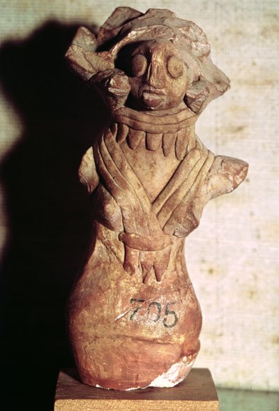 Figura de una diosa madre, del Valle del Indo, Pakistán, 3000-1500 a.C. de Harappan